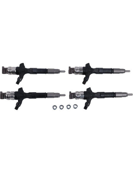 Inyectores de Combustible Diésel Czomoizc para Toyota Hilux 4 Pcs