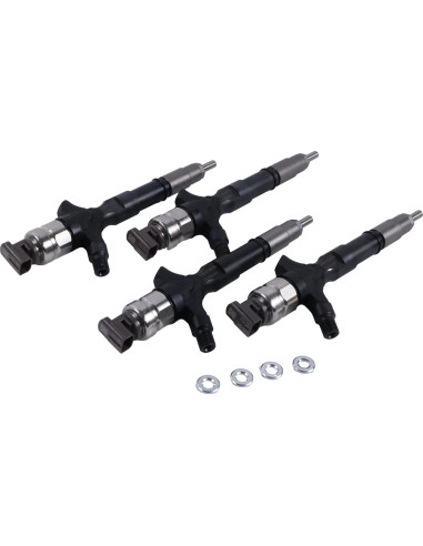 Inyectores de Combustible Diésel Czomoizc para Toyota Hilux 4 Pcs