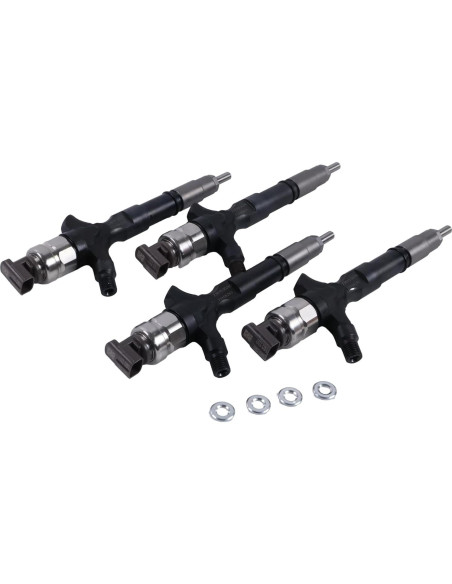 Inyectores de Combustible Diésel Czomoizc para Toyota Hilux 4 Pcs