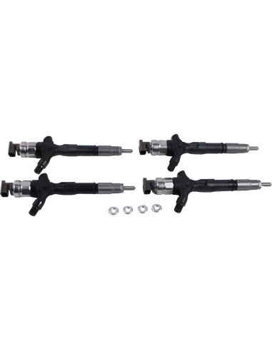 Inyectores de Combustible Diésel Czomoizc para Toyota Hilux 4 Pcs
