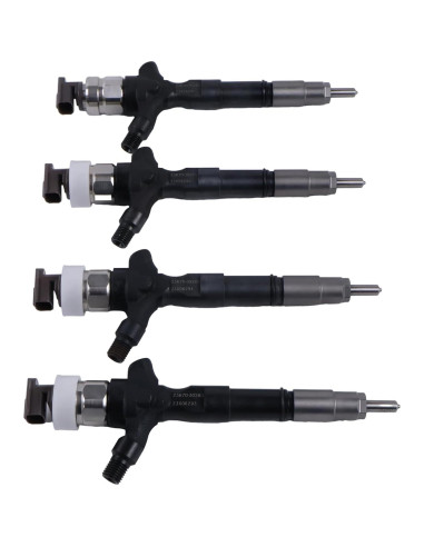 Inyectores de Combustible Diésel Czomoizc para Toyota Hilux 4 Pcs