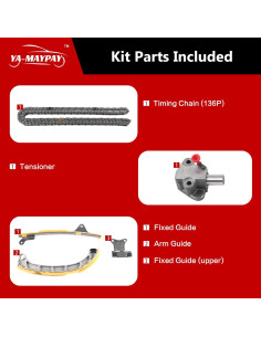 Kit de Cadena de Tiempo YA-MAYPAY para Toyota 1.3L 2012-2018 2