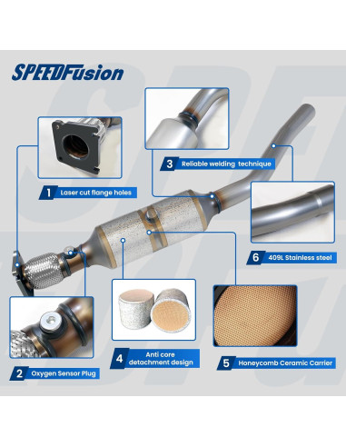 Convertidor Catalítico SPEEDFusion para Toyota Corolla 2003-2008