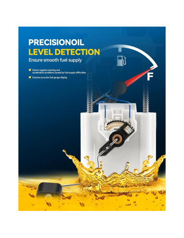 Bomba de Combustible Eléctrica PHILTOP para Civic, Odyssey, Corolla