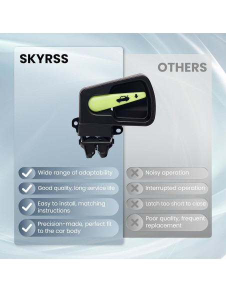 Actuador de Pestillo de Puerta Trasera SYKRSS para Toyota Corolla 2003-2008