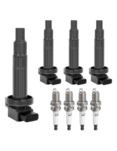 Set de 4 Bobinas de Encendido y Bujías NPAUTO UF-316 para Toyota