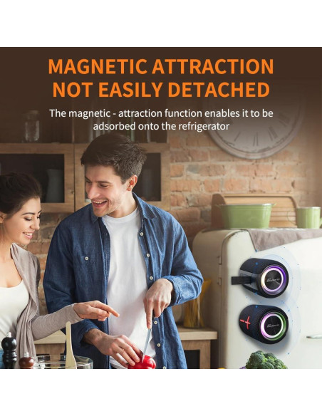 Altavoz Bluetooth Impermeable CYBORIS S11 20W 24H Dual Divisible