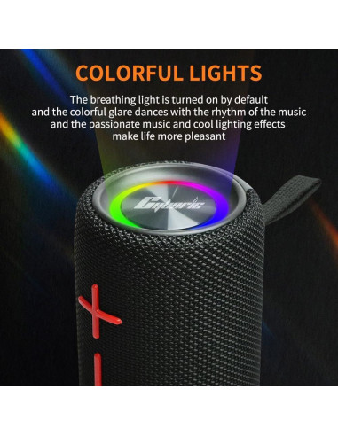 Altavoz Bluetooth Impermeable CYBORIS S11 20W 24H Dual Divisible