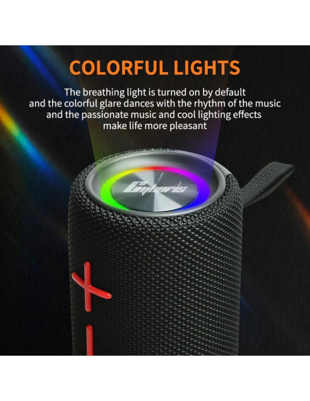 Altavoz Bluetooth Impermeable CYBORIS S11 20W 24H Dual Divisible