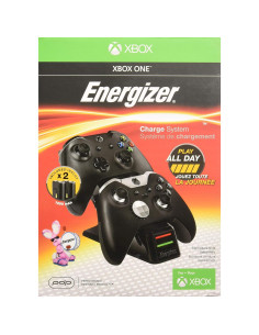 Cargador Dual PDP Energizer para Xbox One con 2 Baterías 1200mAh 2