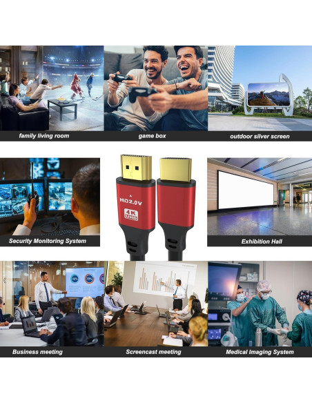 Cable HDMI 0.91m 8K 48Gbps Alta Velocidad Compatible PS5