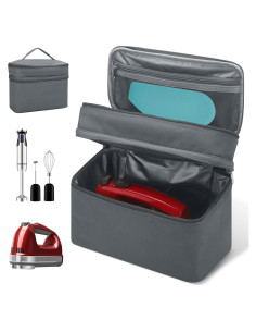 Funda de Almacenamiento para Batidora de Mano KitchenAid Gris