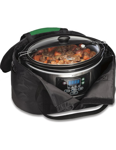 Olla de Cocción Lenta Hamilton Beach 6 Cuartos + Bolsa Viaje