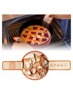 Soporte de Silicona UBeesize para Hornear Pan 53x22 cm Antiadherente