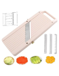 Cortador de Mandolina Profesional GILINIMY con 4 Cuchillas