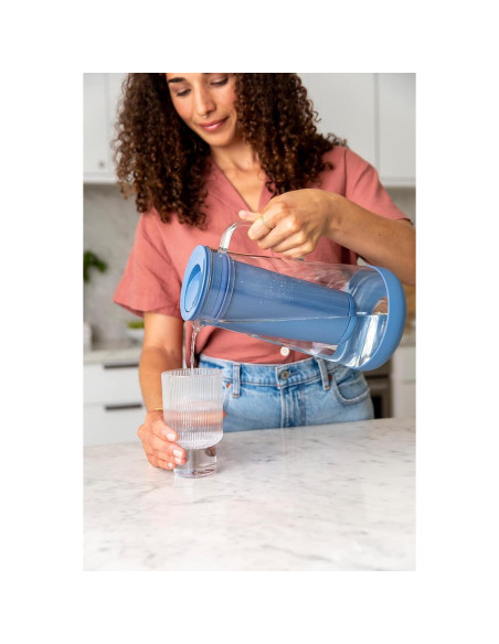 Jarra de Filtro de Agua LifeStraw Home 7 Tazas Vidrio Azul