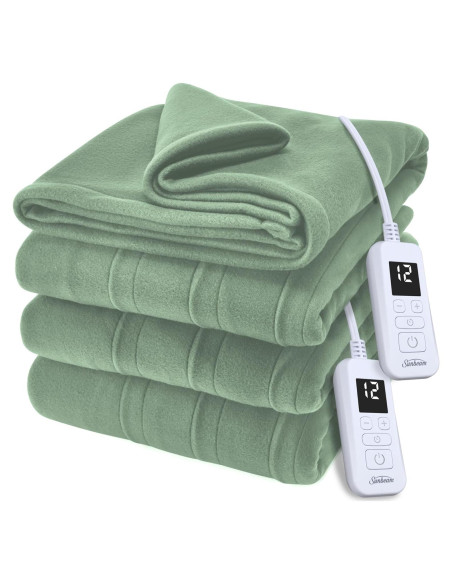 Manta Eléctrica Térmica King Sunbeam Forro Ultra Real 228x254cm