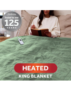 Manta Eléctrica Térmica King Sunbeam Forro Ultra Real 228x254cm 2