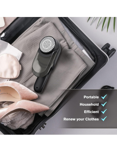 Removedor de Pelusa Eléctrico Tiptop Home 9W 2 Velocidades