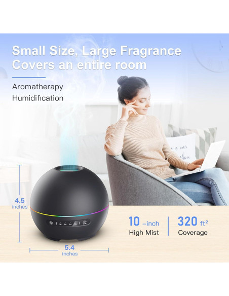 Paquete de 2 Difusores de Aceite THIMONES 200ml Aromaterapia