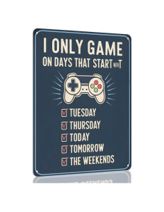 Cartel Decorativo Rectangular Opix Design para Sala de Juegos