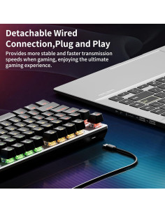 Teclado Mecánico Newmen GM325 Pro 104 Teclas RGB USB 2