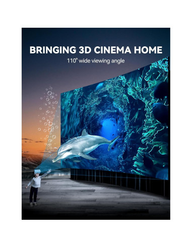 Auricular VR TECKNET 3D para Teléfono 4.7-7.2" HD Anti-Luz Azul