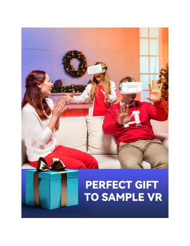 Auricular VR TECKNET 3D para Teléfono 4.7-7.2" HD Anti-Luz Azul