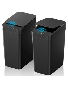 Cesto de Basura Inteligente KOEYLE 2.2 Galones Negro con Sensor