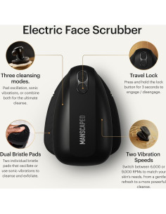 Exfoliador Facial Eléctrico MANSCAPED Pro - 3 Modos y 2 Velocidades 2