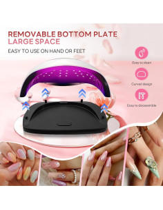 Lámpara UV LED 280W BEENLE para Uñas con Sensor Automático 2