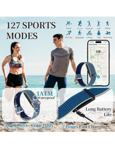 Pulsera Inteligente Munnrei H59 con GPS y 127 Modos Deportivos 2