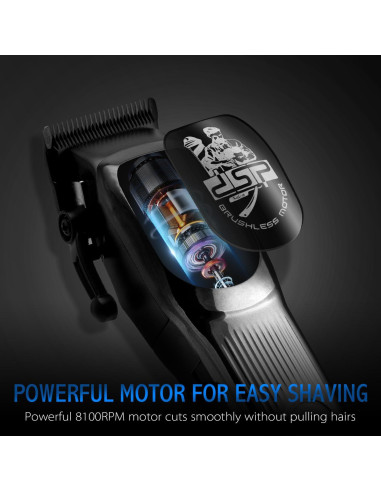 Cortadora de Cabello DSP Profesional Inalámbrica 2500mAh