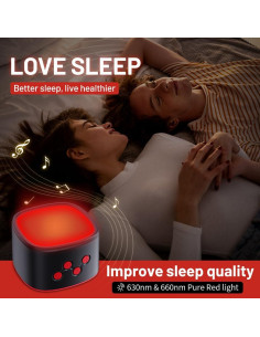 Lámpara de Luz Roja y Ruido Blanco LOTPICK para Dormir 2