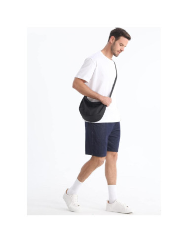 Bolso Cruzado Iioscre Unisex de Nylon Impermeable 35.5x10.2x21.6cm