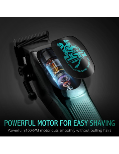 Cortadora de Cabello DSP Profesional Inalámbrica 2500mAh