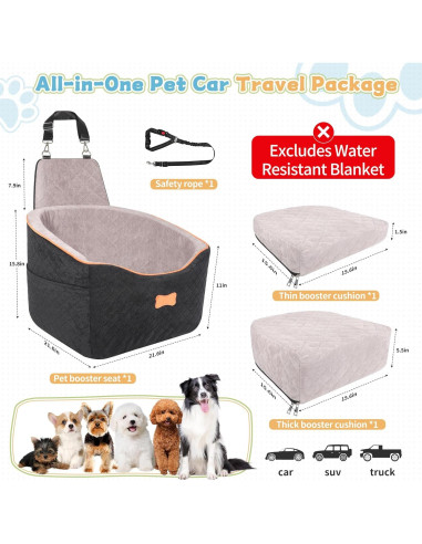 Asiento Elevador para Perros COCASES Ajustable 42.93x18.99cm