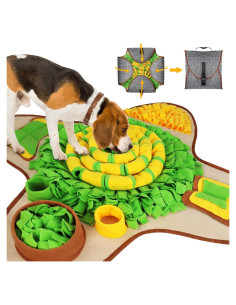 Alfombra de Olfateo HOPET 72x72cm para Perros Grandes - Antideslizante