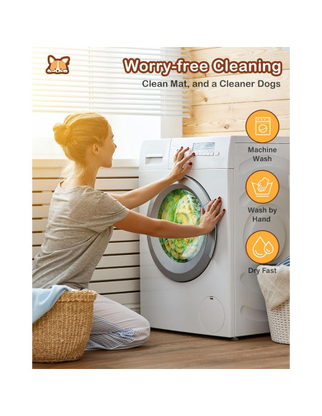 Alfombra de Olfateo HOPET 72x72cm para Perros Grandes - Antideslizante