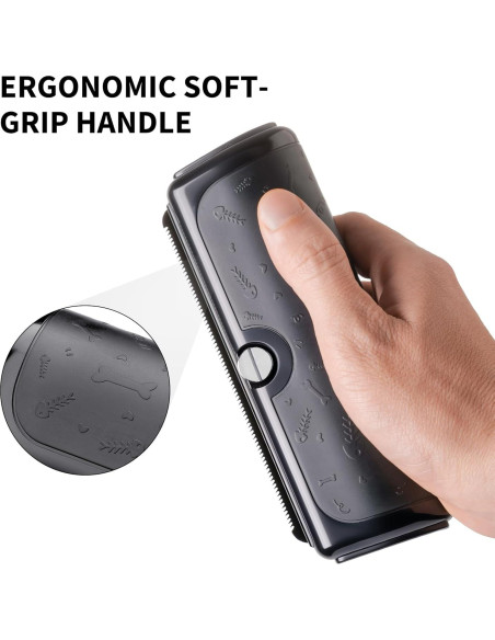 Cepillo Deshedding para Perros y Gatos Barnas X2 - Efectivo y Fácil de Limpiar