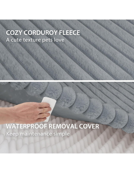 Cama para Perros Grande Chicute Impermeable Ortopédica 88.9x55.9cm