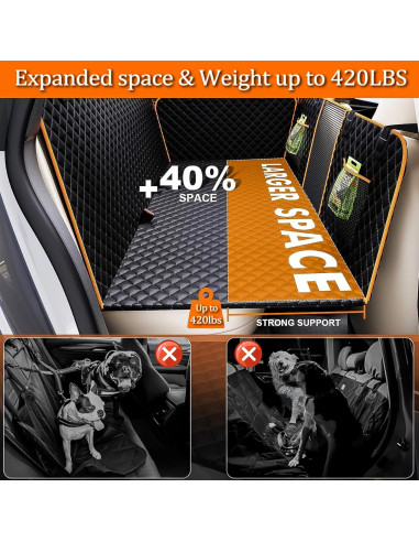 Funda de Asiento para Perros Eamefia JHZD Impermeable 132x64cm