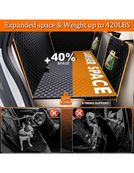 Funda de Asiento para Perros Eamefia JHZD Impermeable 132x64cm