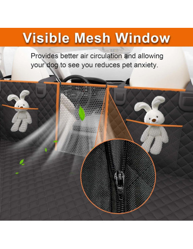 Funda de Asiento para Perros Eamefia JHZD Impermeable 132x64cm