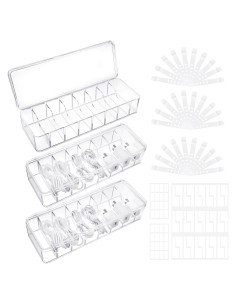 Caja Organizadora de Cables ProSuites 3 Pcs Transparente 26x10x6 cm