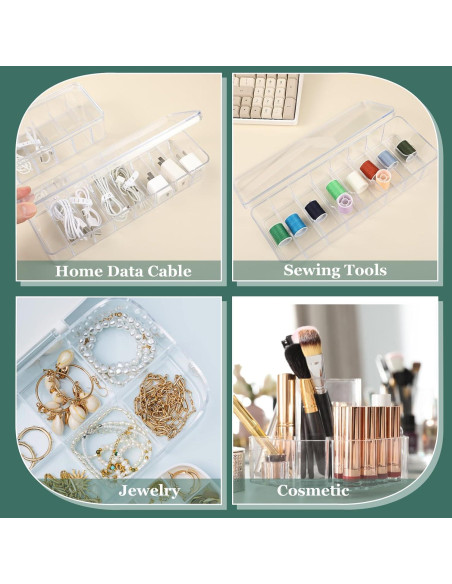 Caja Organizadora de Cables ProSuites 3 Pcs Transparente 26x10x6 cm Caja Organizadora de Cables ProSuites 3 Pcs Transparente 26x10x6 cm