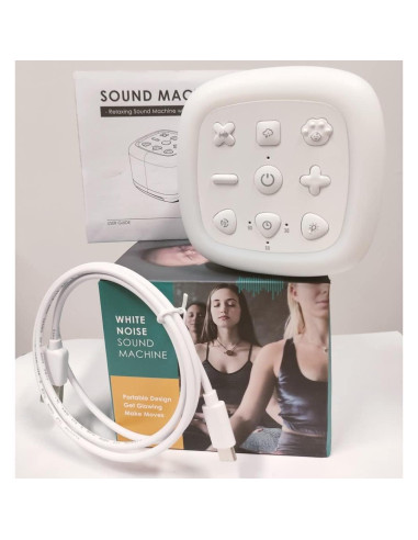 Máquina de Sonido Ruido Blanco LIKE SA16 con Bluetooth y Luz Nocturna