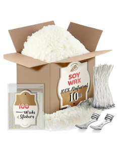 Cera de Soya Orgánica 4.54 kg Etienne Alair para Velas