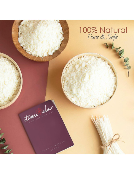 Cera de Soya Orgánica 4.54 kg Etienne Alair para Velas