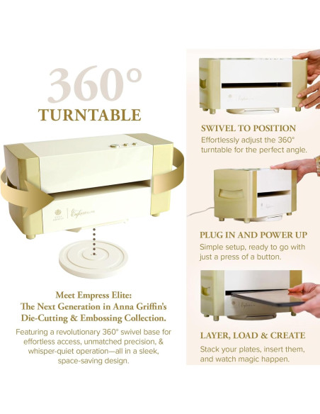 Máquina de Corte y Embossing Eléctrica Anna Griffin Empress Elite